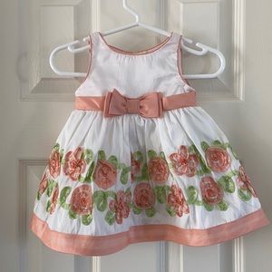 👗 3/$25 - 3-6 months Baby girl Easter/spring dress with diaper cover